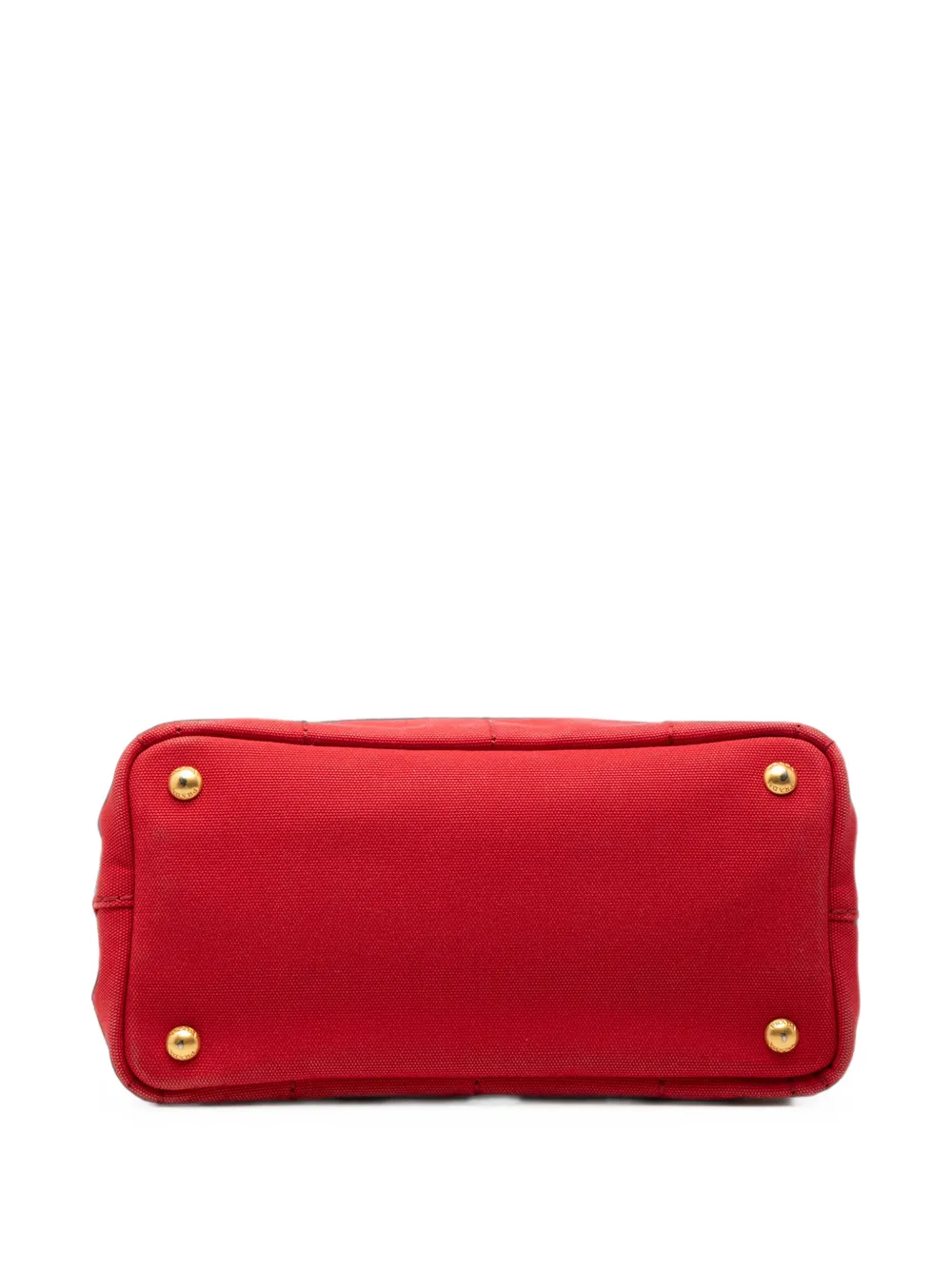 Prada Pre-Owned 2013-2026 スモール キャンバス カナパ ロゴ トート
