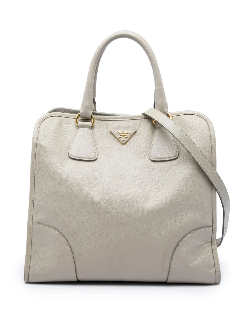 Prada Pre-Owned 2000-2013 Saffiano Lux Shopping Tote satchel - Grau