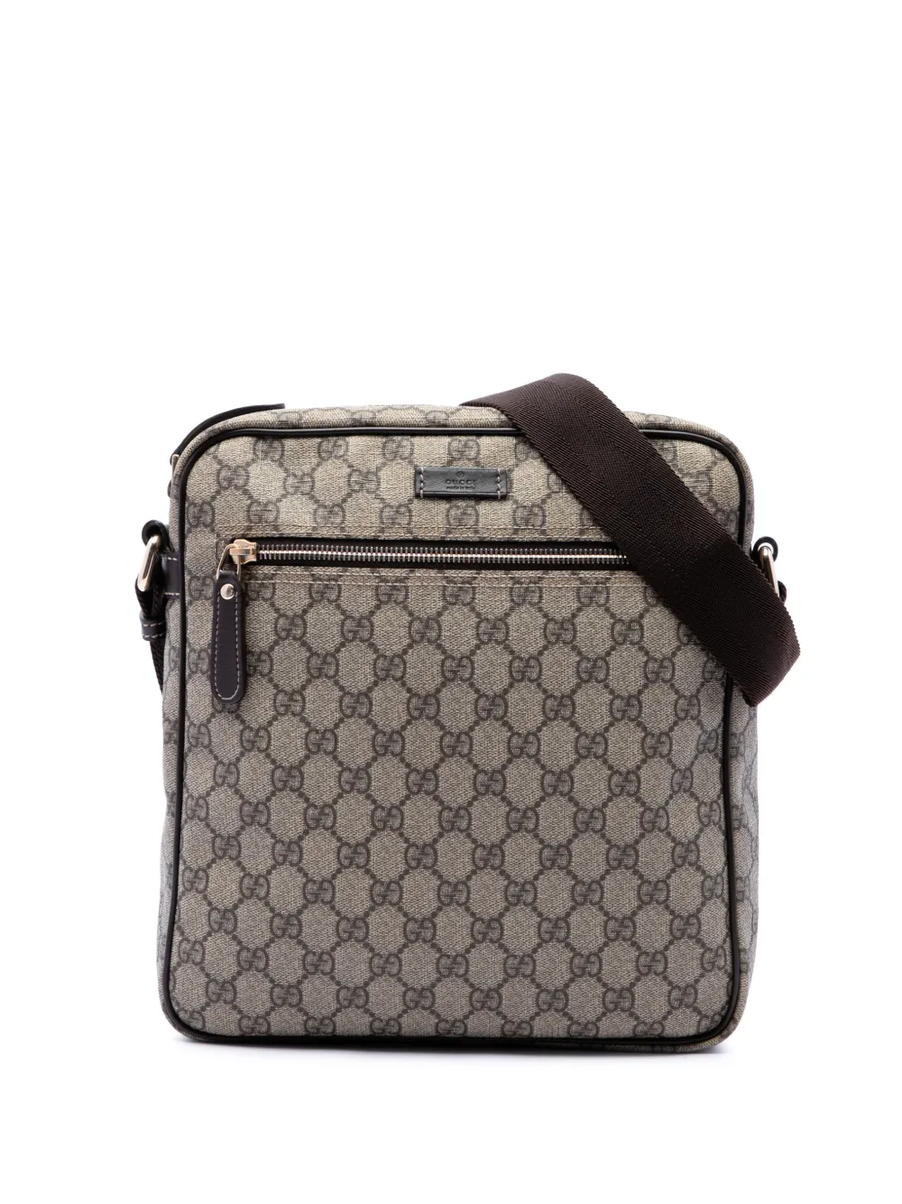 Gucci Pre-Owned Borsa a tracolla in tessuto GG Supreme 2016-2026 - Toni neutri