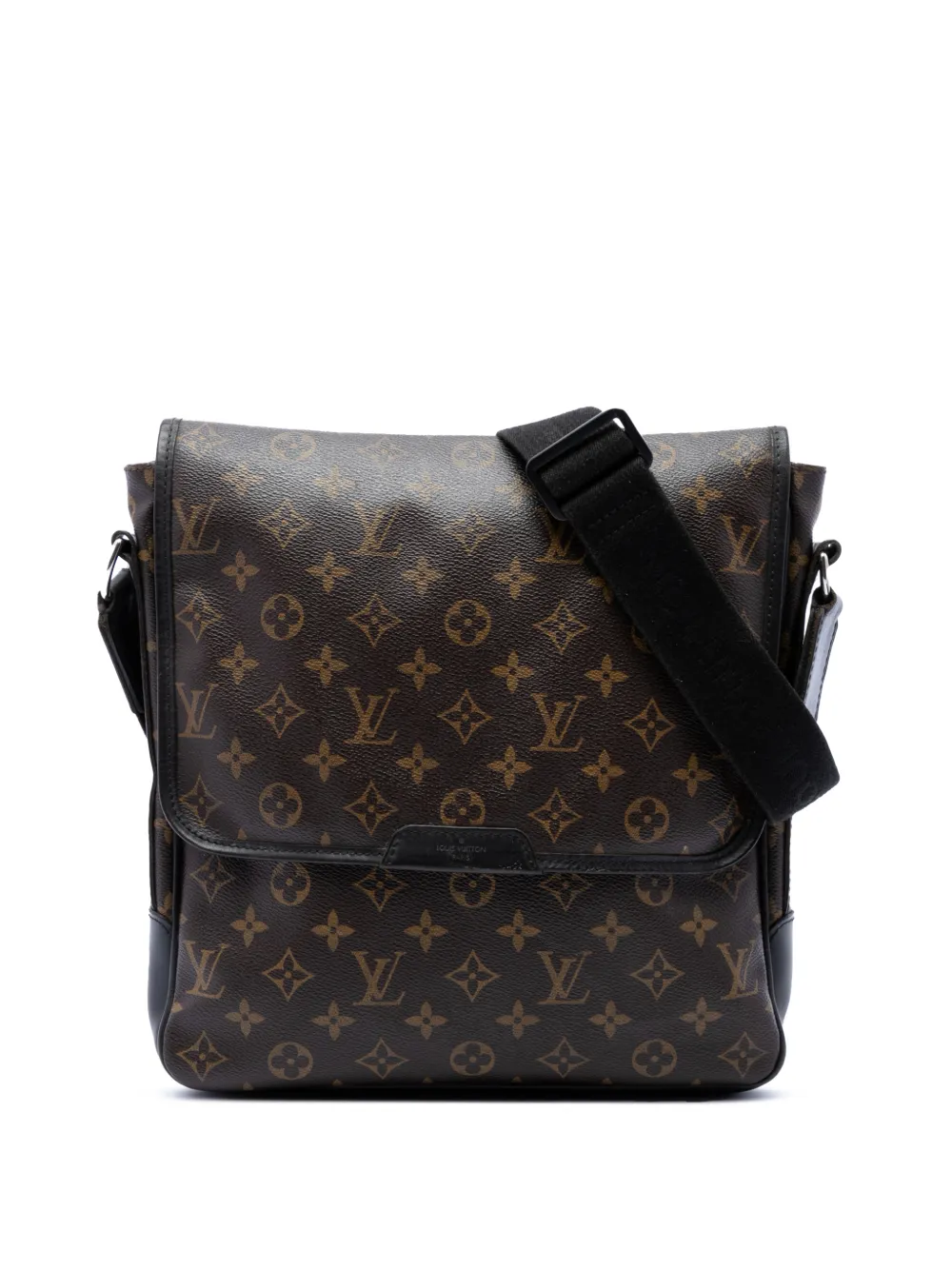Louis Vuitton Pre-Owned 2012 Monogram Macassar Bass MM crossbody bag - Braun