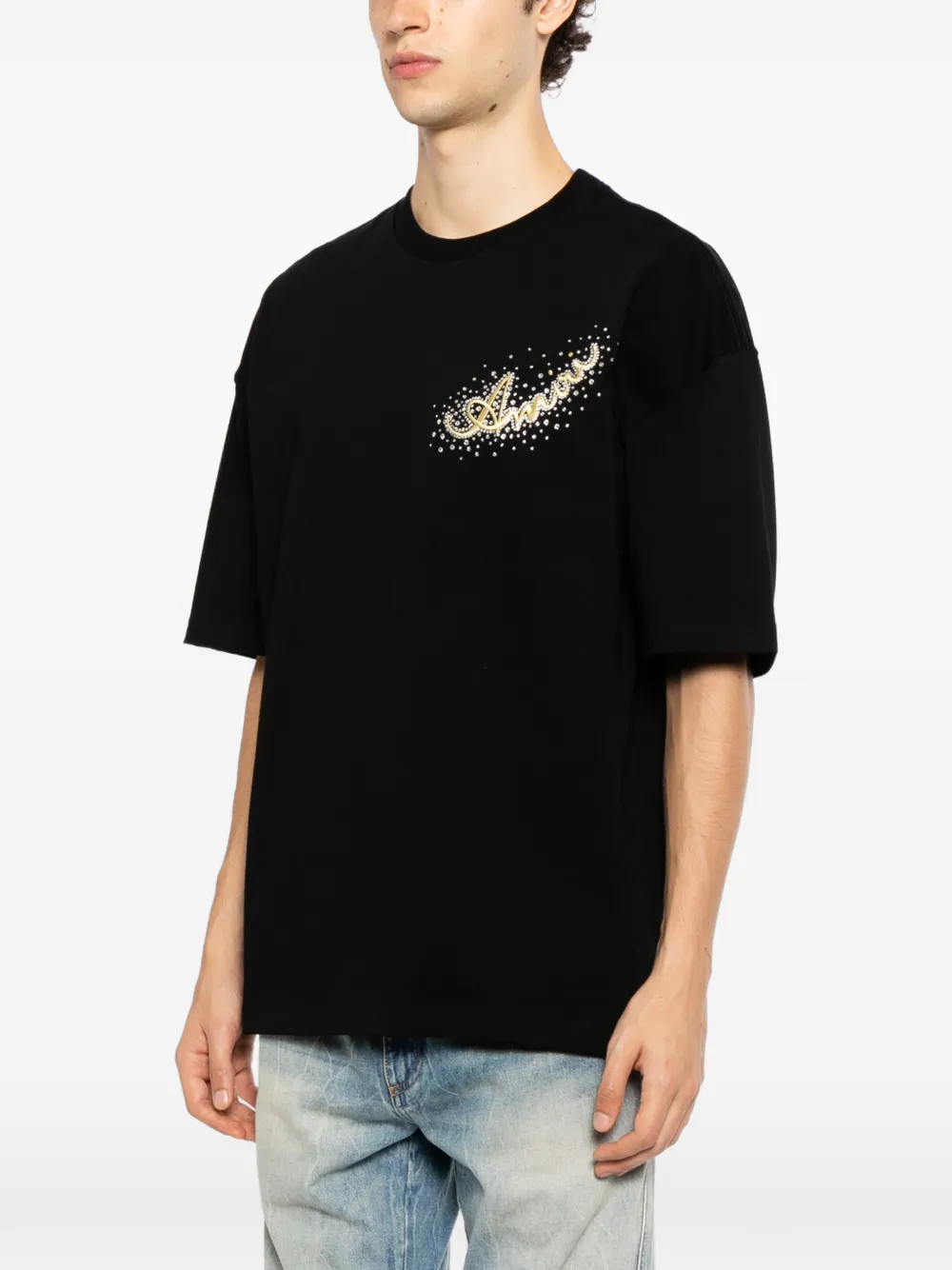 AMIRI Eagle T-shirt Zwart