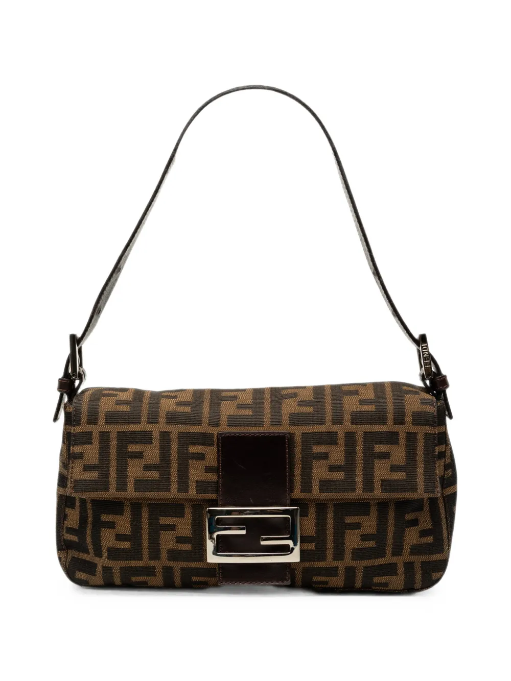 Fendi Pre-Owned 20th Century Zucca Schultertasche aus Canvas - Braun