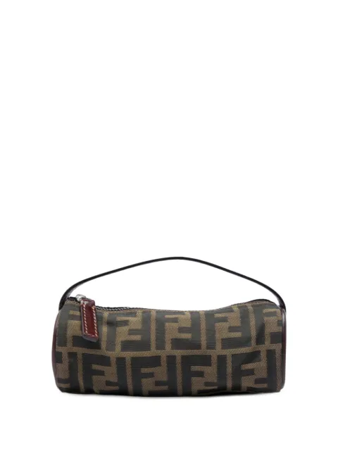 Fendi Pre-Owned 20th Century Zucca Canvas Barrel Pochette handbag