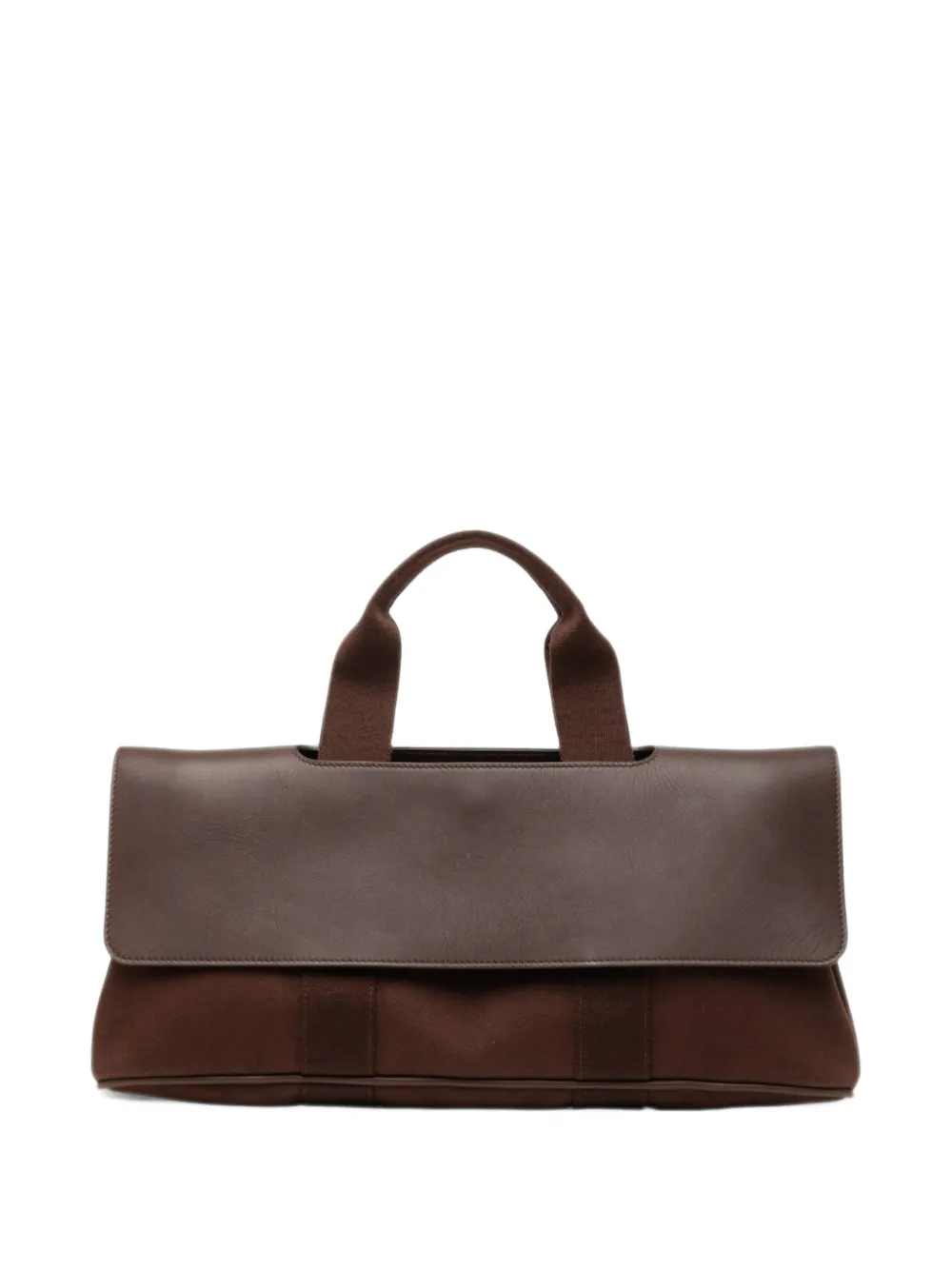 Hermès Pre-Owned 2005-2010 Toile and Swift Valparaiso Long MM Handtasche - Braun