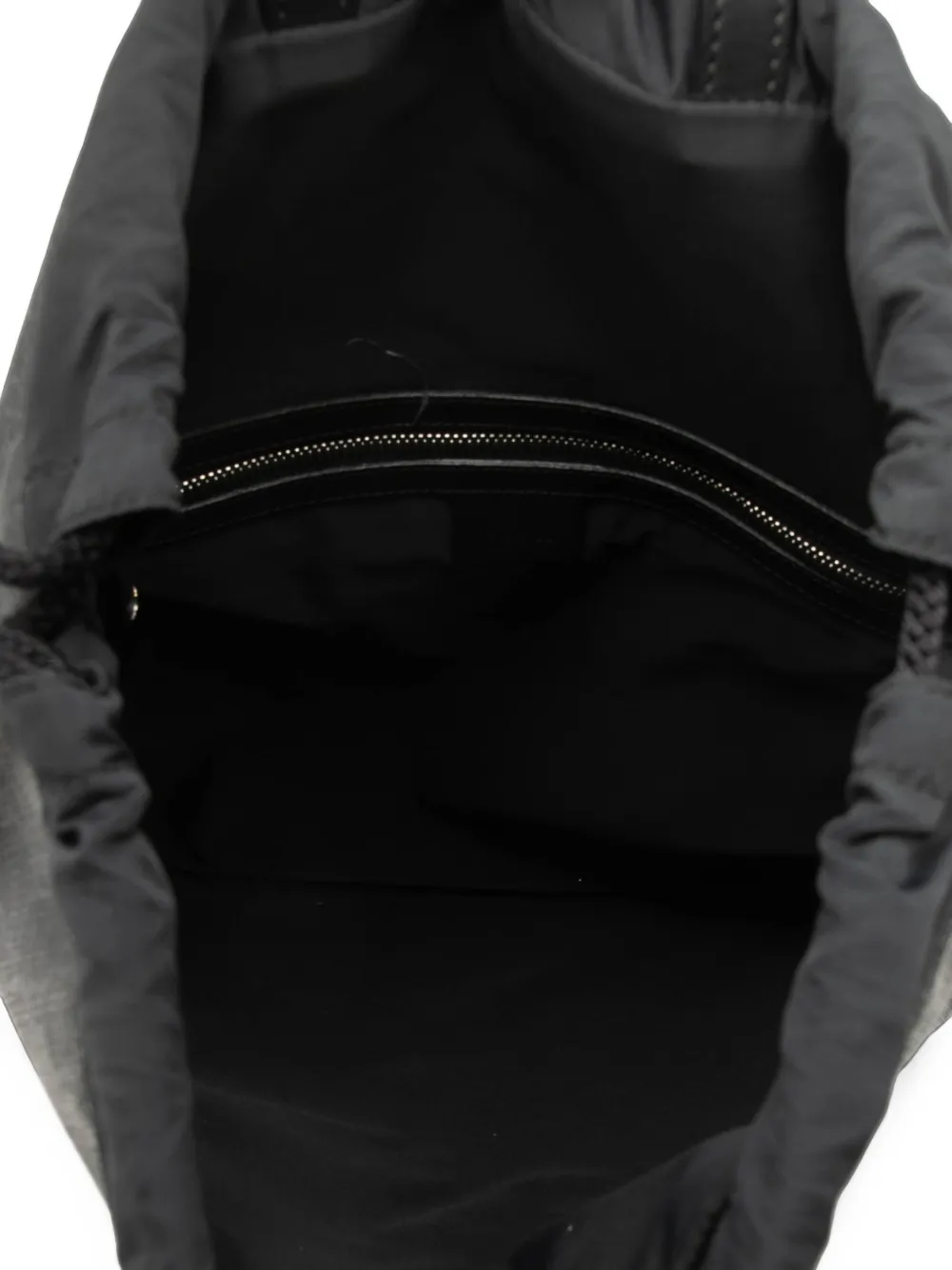 Gucci Pre-Owned 2016-2026 GG Supreme Web rugzak met trekkoord Zwart