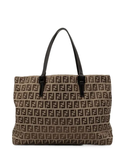 Fendi Pre-Owned 2010-2026 주키노 캔버스 토트 백