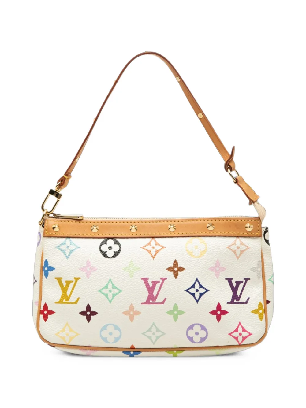 Louis Vuitton Pre-Owned Pochette con monogramma multicolore 2003 - Bianco