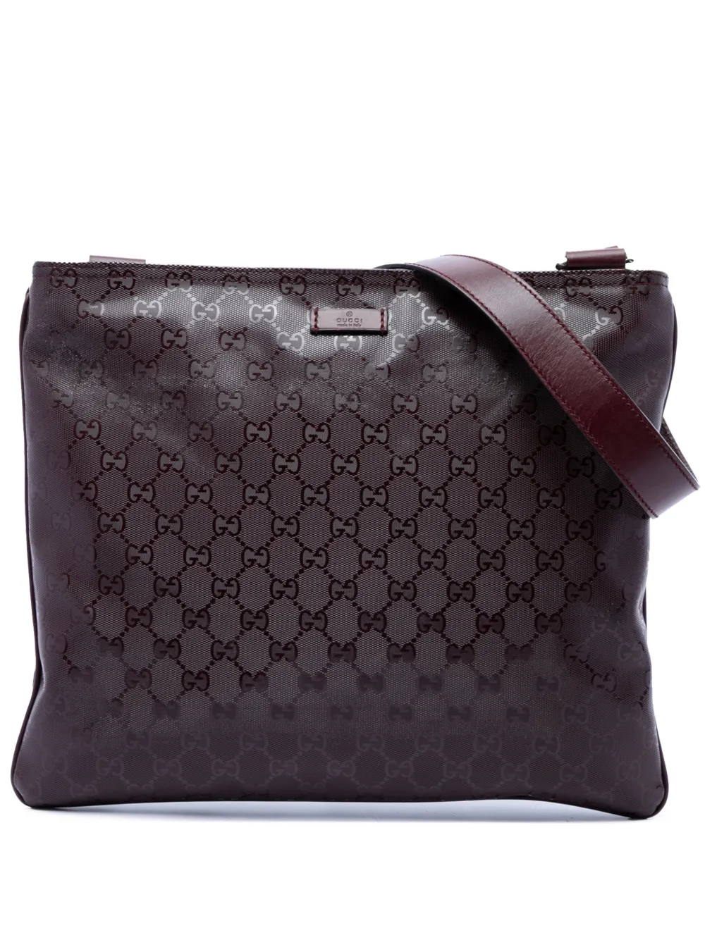 Gucci Pre-Owned 2016-2026 GG Imprime crossbody bag - Rosso