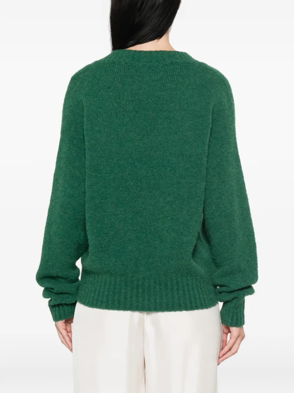 Weekend Max Mara Alpaca trui met V-hals Groen