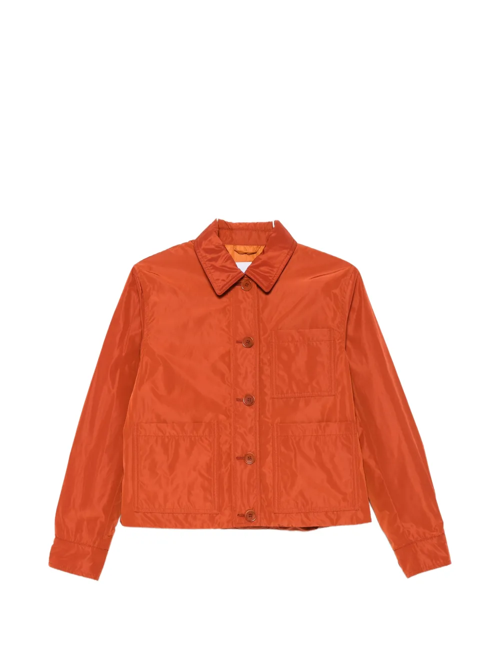 ASPESI patch-pocket button-up jacket | Orange | Image 1