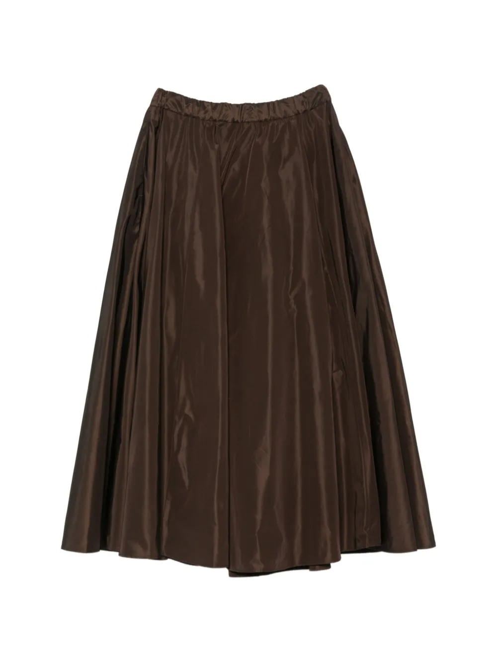 ASPESI elasticated-waistband midi skirt Bruin
