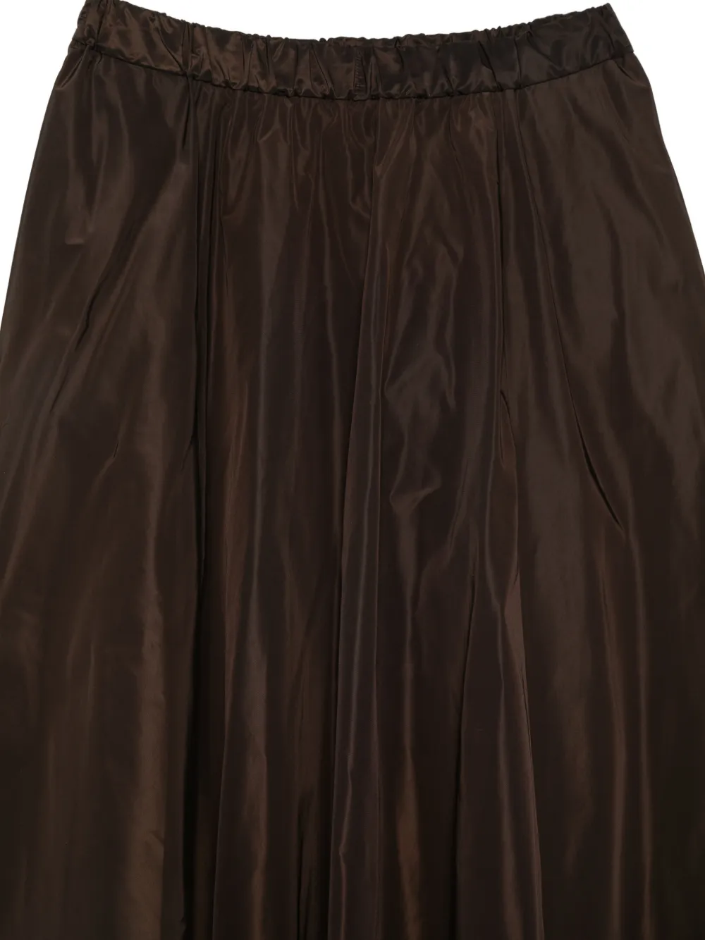 ASPESI elasticated-waistband midi skirt Bruin