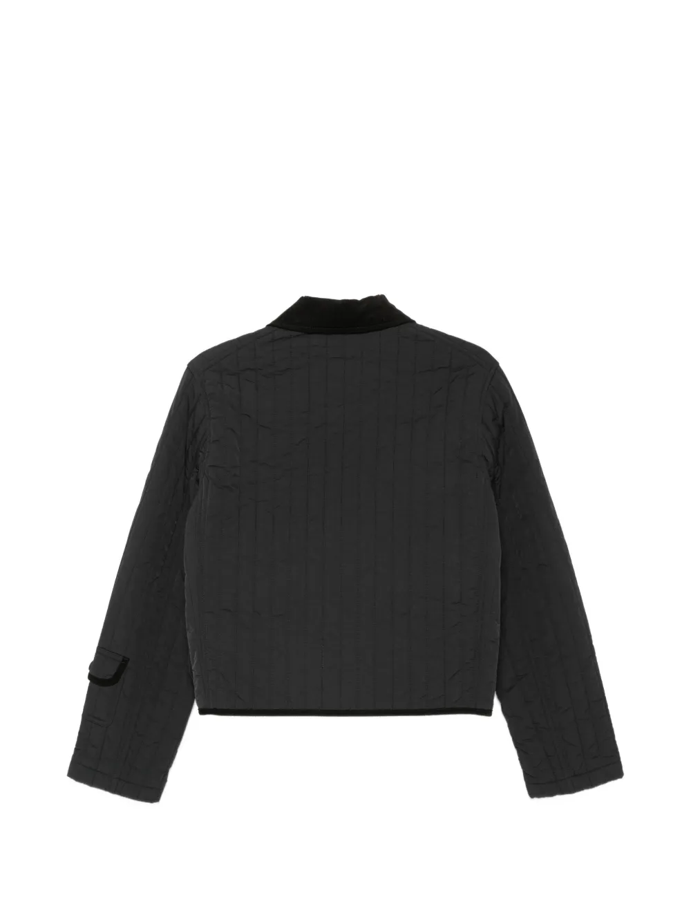 Maison Kitsuné quilted jacket Zwart