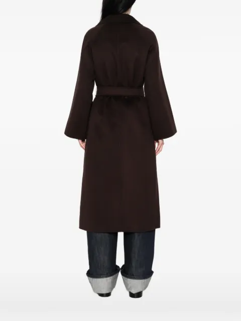 Arma belted wool coat