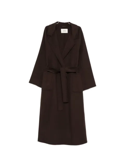Arma belted wool coat
