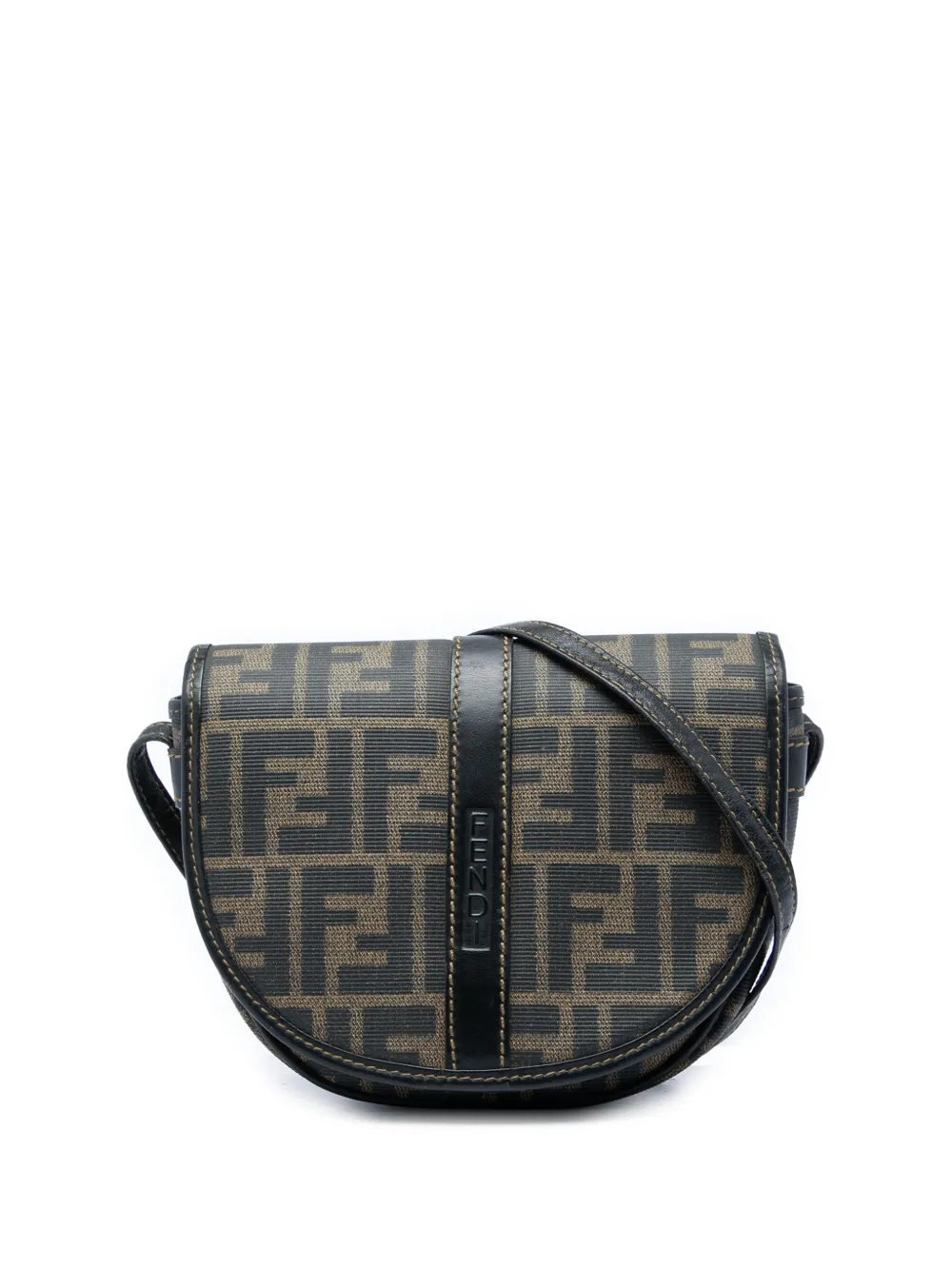 Fendi Pre-Owned 20th Century Zucca Canvas crossbody bag - Marrone