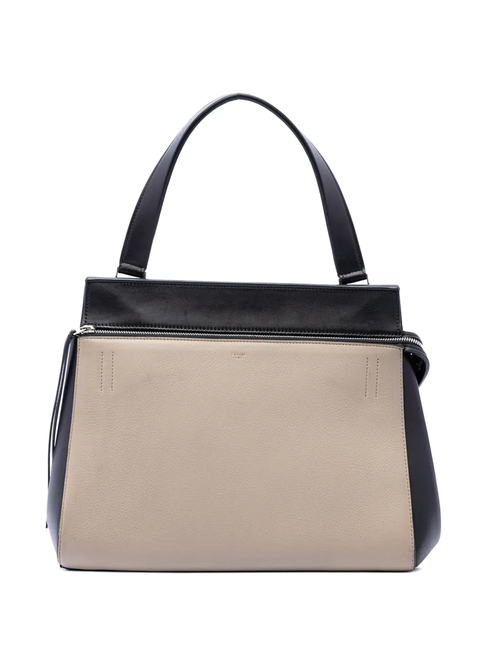 Celine Pre-Owned 2013 Medium Bicolor Leather Edge handbag - Nero