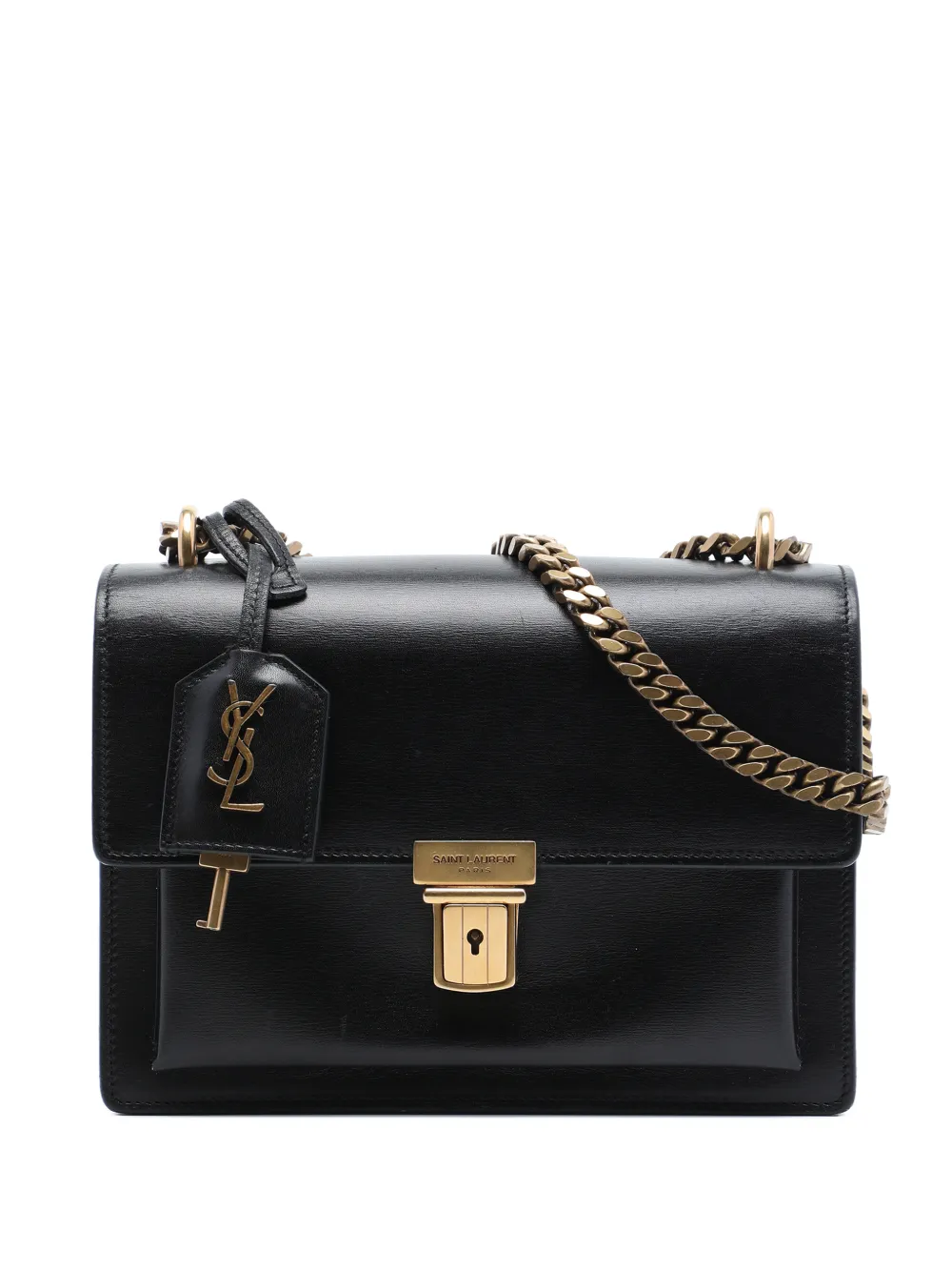 Saint Laurent Pre-Owned 2016 Small Calfskin High School crossbody bag - Schwarz