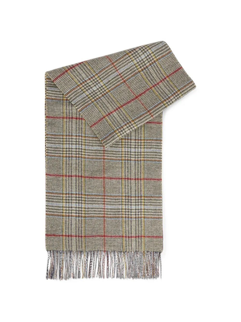 Barbour Macklow geruite sjaal Beige