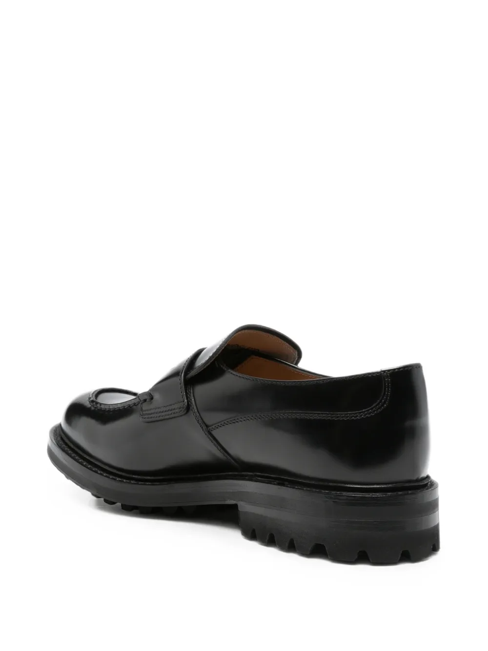 Church's chunky-sole penny-slot loafers Zwart