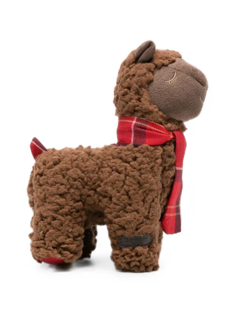 Barbour fleece-textured dog toy
