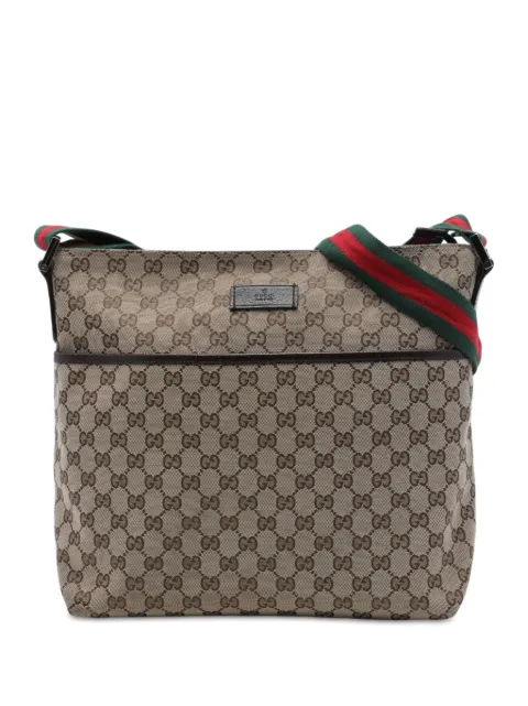 Gucci Pre-Owned 2016-2026 GG Canvas Web crossbody bag
