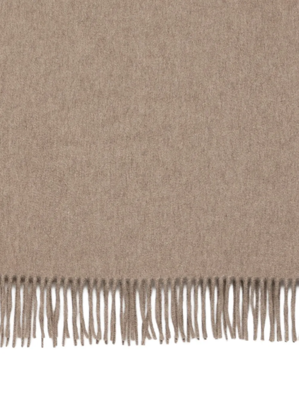 Max Mara Baci sjaal met franje Beige