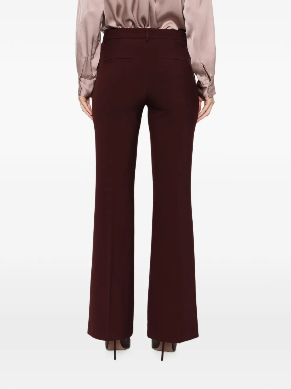 Seductive Rosie flared broek Rood