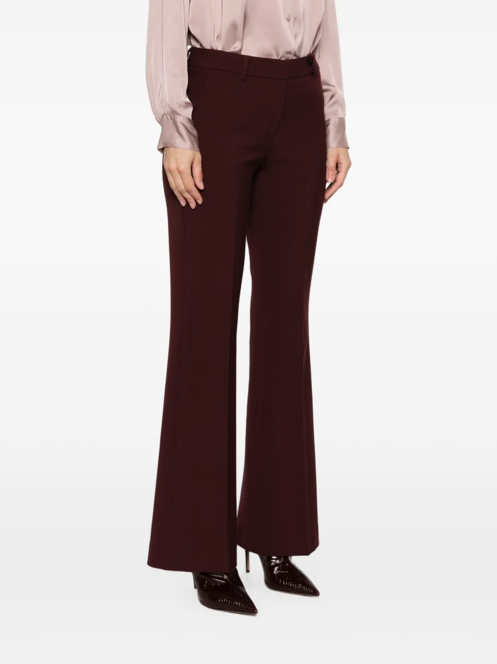 Seductive Rosie flared broek Rood