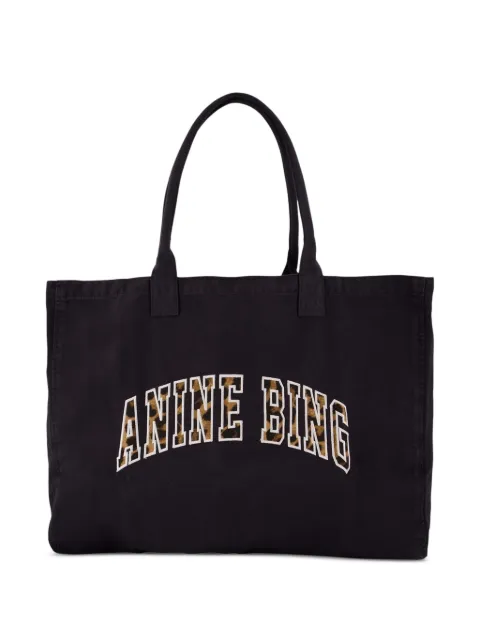ANINE BING Leo canvas tote