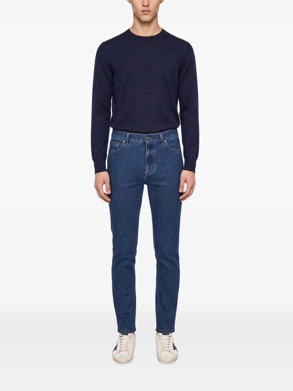 Zegna Skinny jeans Blauw