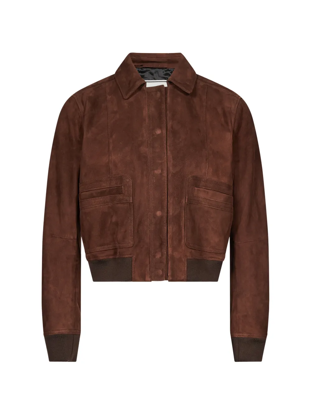 Tagliatore Katia suede bomber jacket - Marron Tagliatore Katia suede bomber jacket - Marron