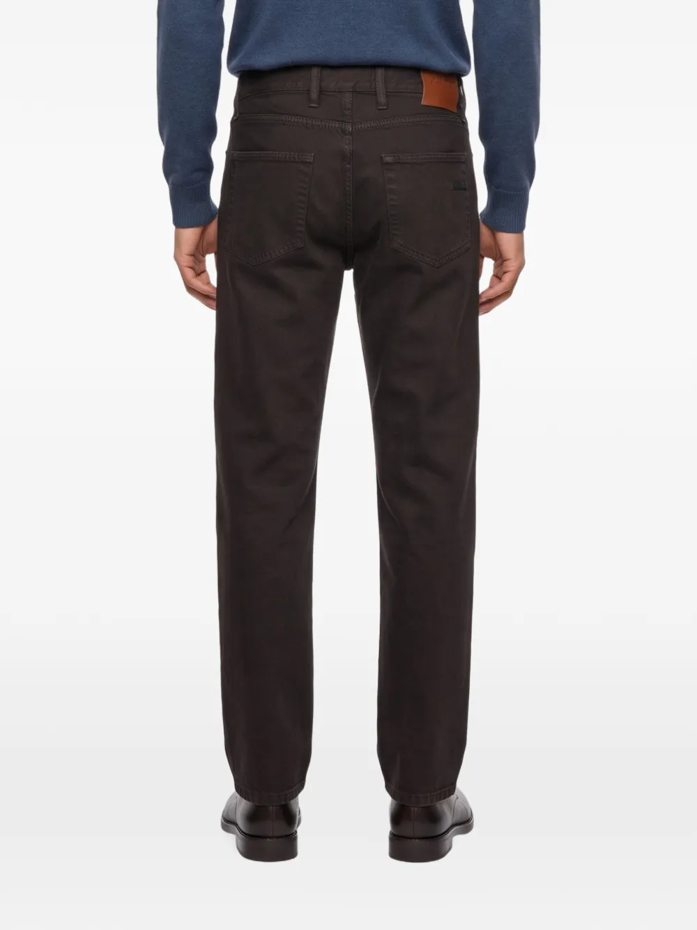 Zegna straight-leg five-pocket trousers Bruin