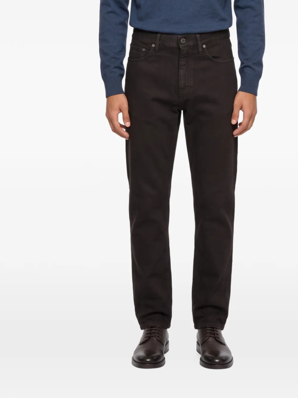 Zegna straight-leg five-pocket trousers Bruin