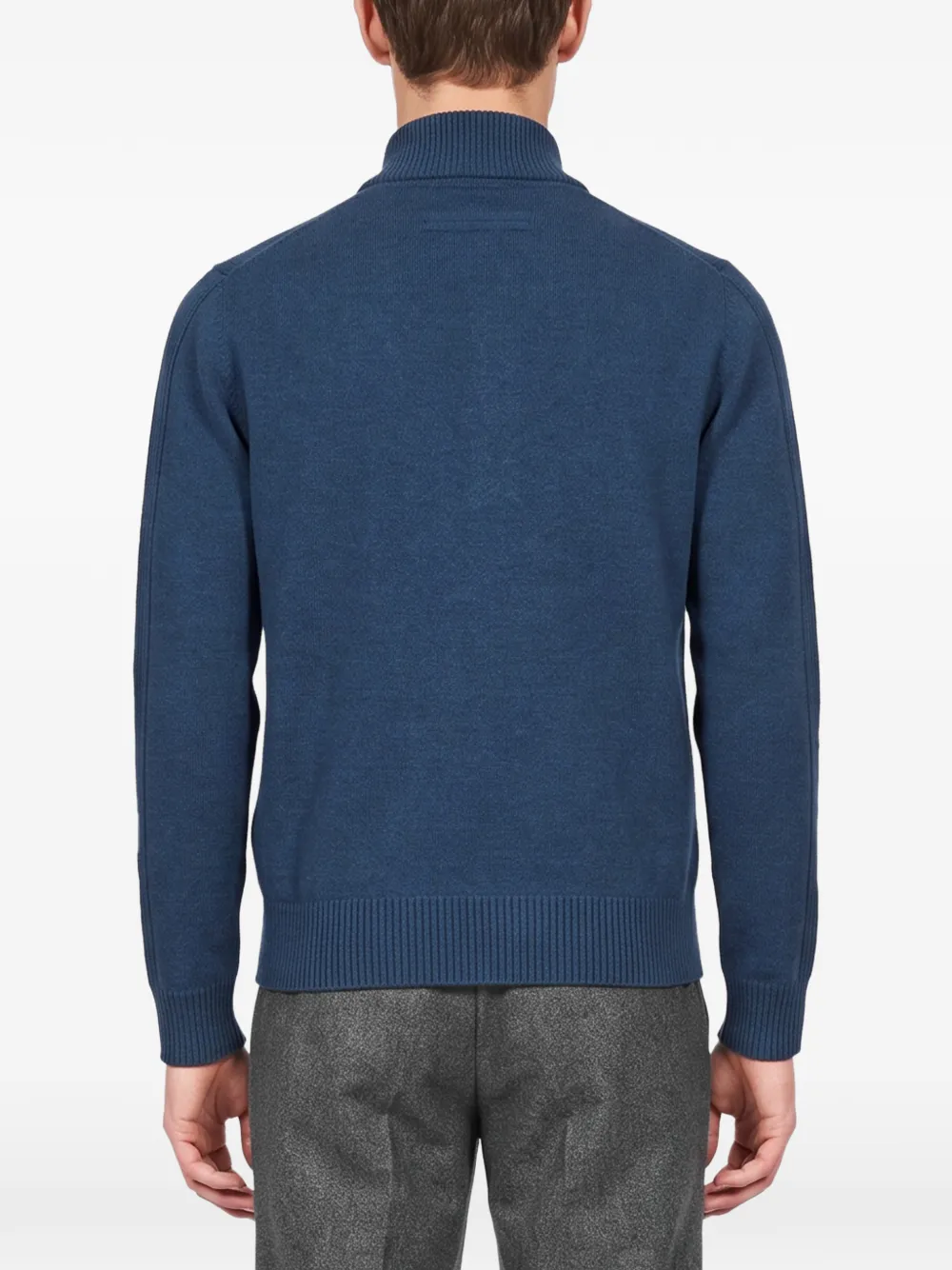 Zegna Poloshirt met lange mouwen Blauw