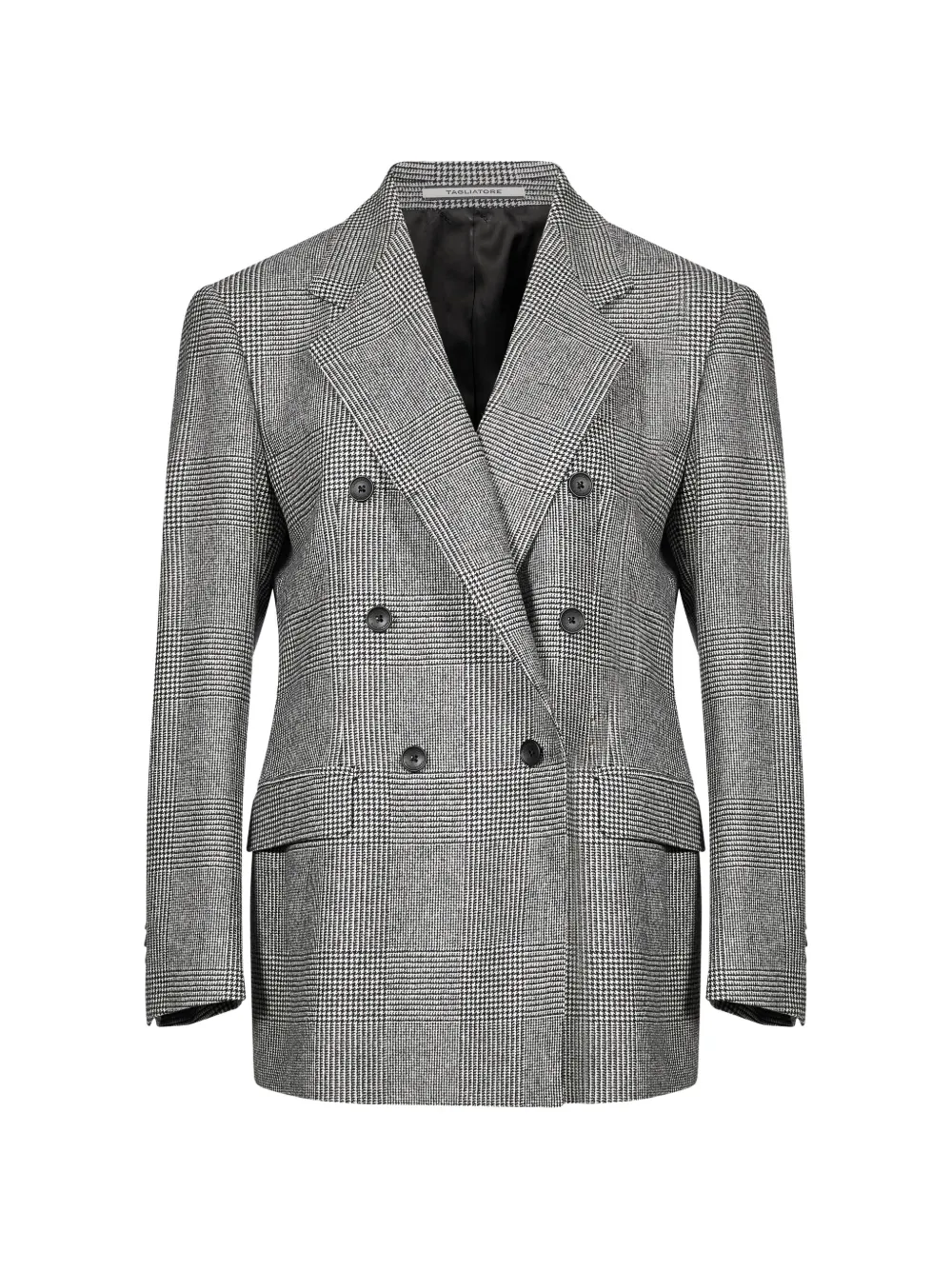 Tagliatore Prince of Wales check double-breasted suit - Grigio