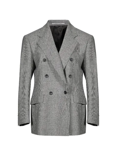 Tagliatore Prince of Wales check double-breasted suit