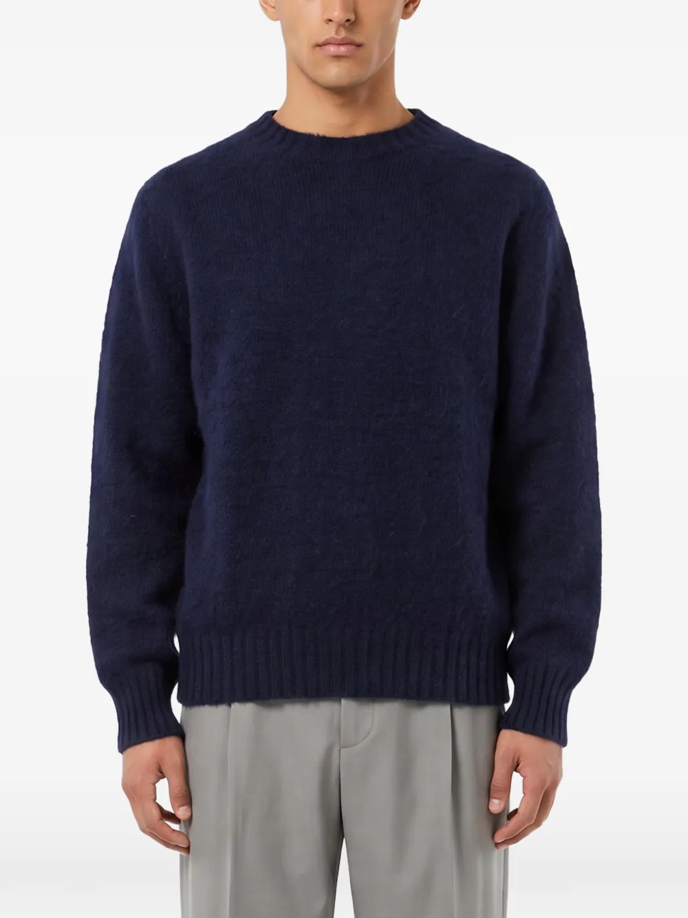 YMC crew-neck raglan-sleeve sweater
