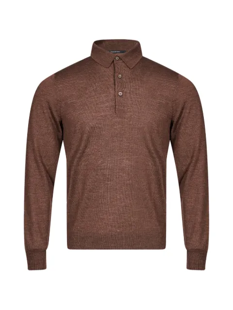 Tagliatore long-sleeve polo shirt