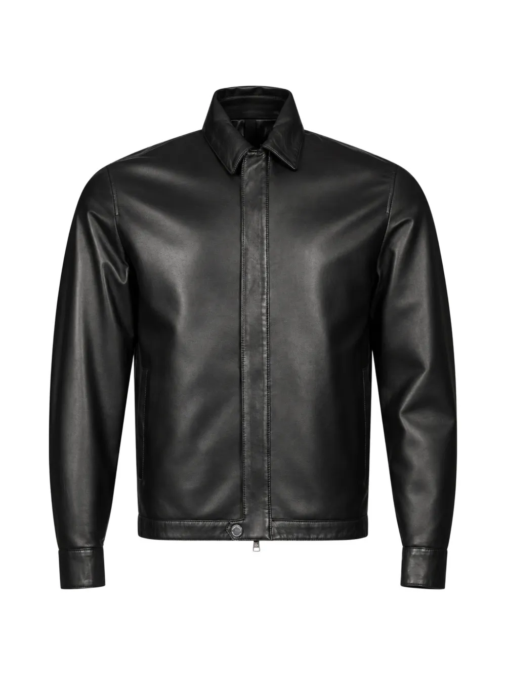Tagliatore Jaxon leather jacket - Schwarz