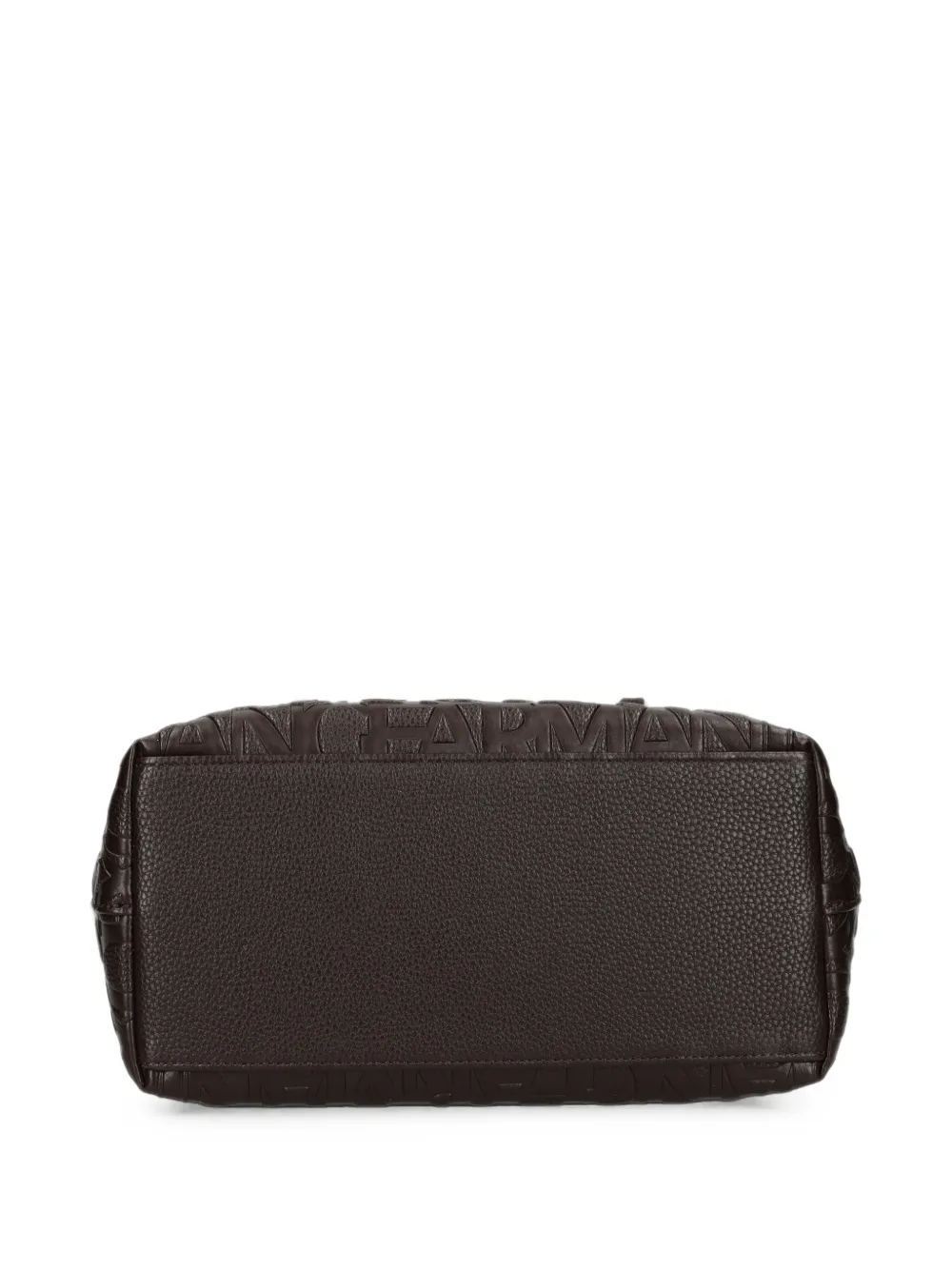 Armani Exchange Shopper met logo-reliëf Bruin