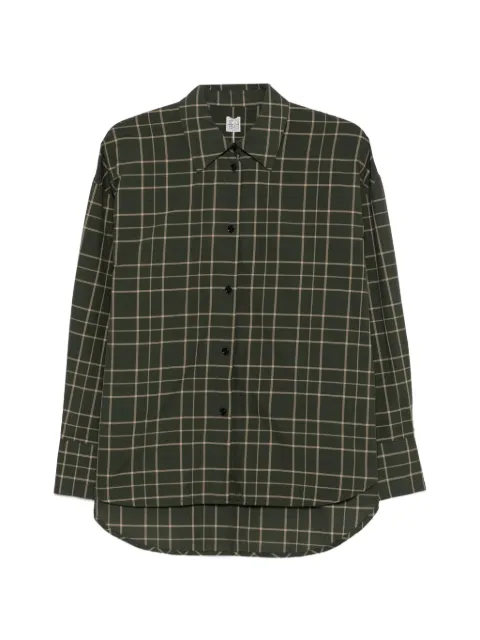 TOTEME camisa a cuadros