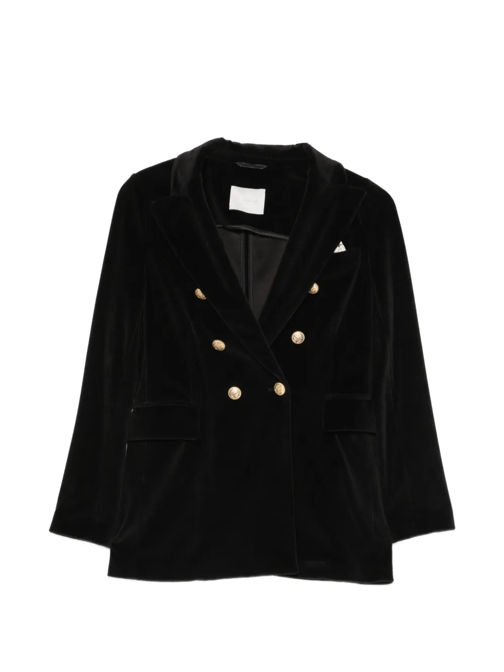 Circolo 1901 double-breasted velvet jacket