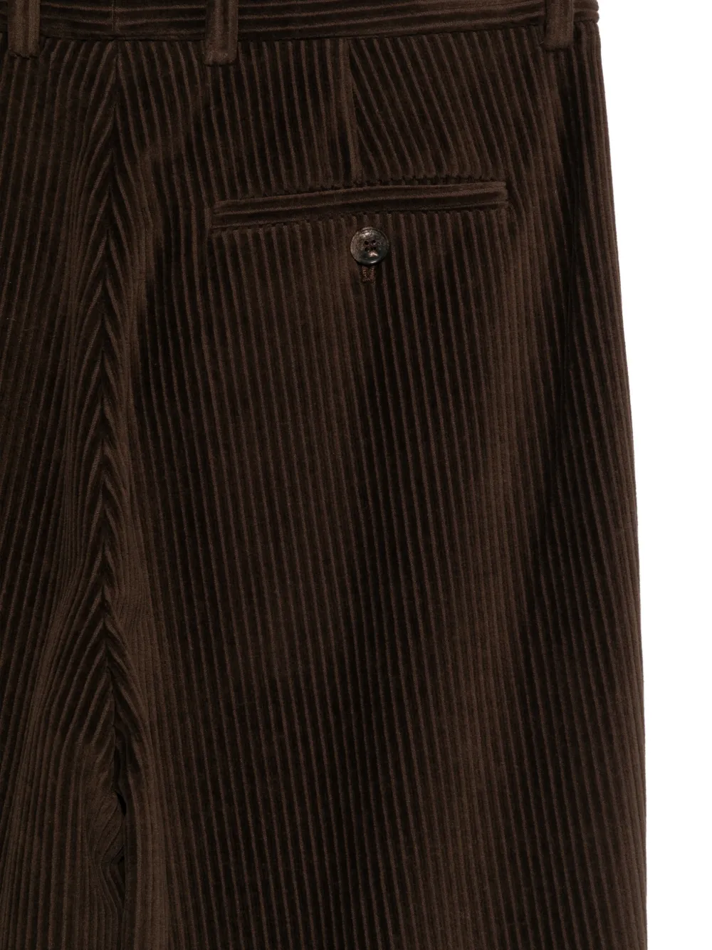 Circolo 1901 corduroy straight-leg trousers Bruin