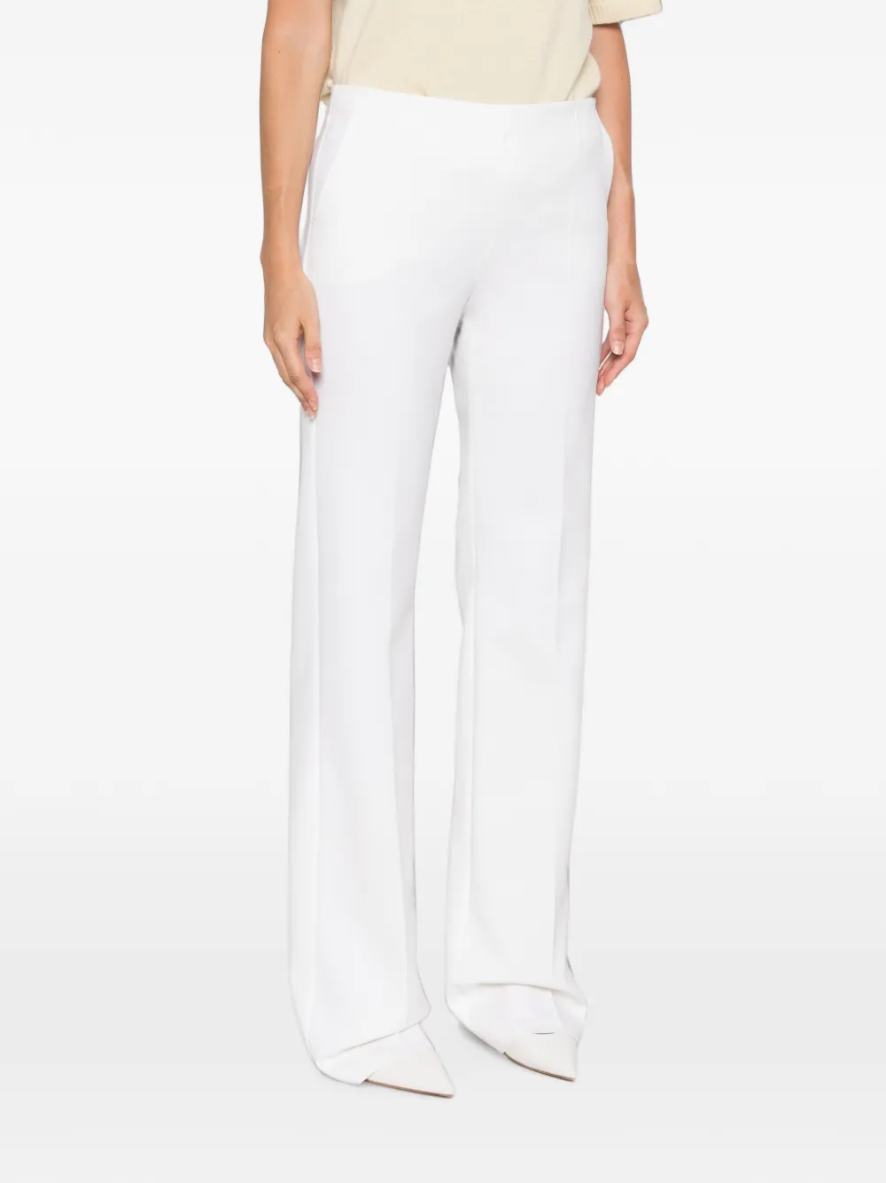 Max Mara Geplooide broek Wit