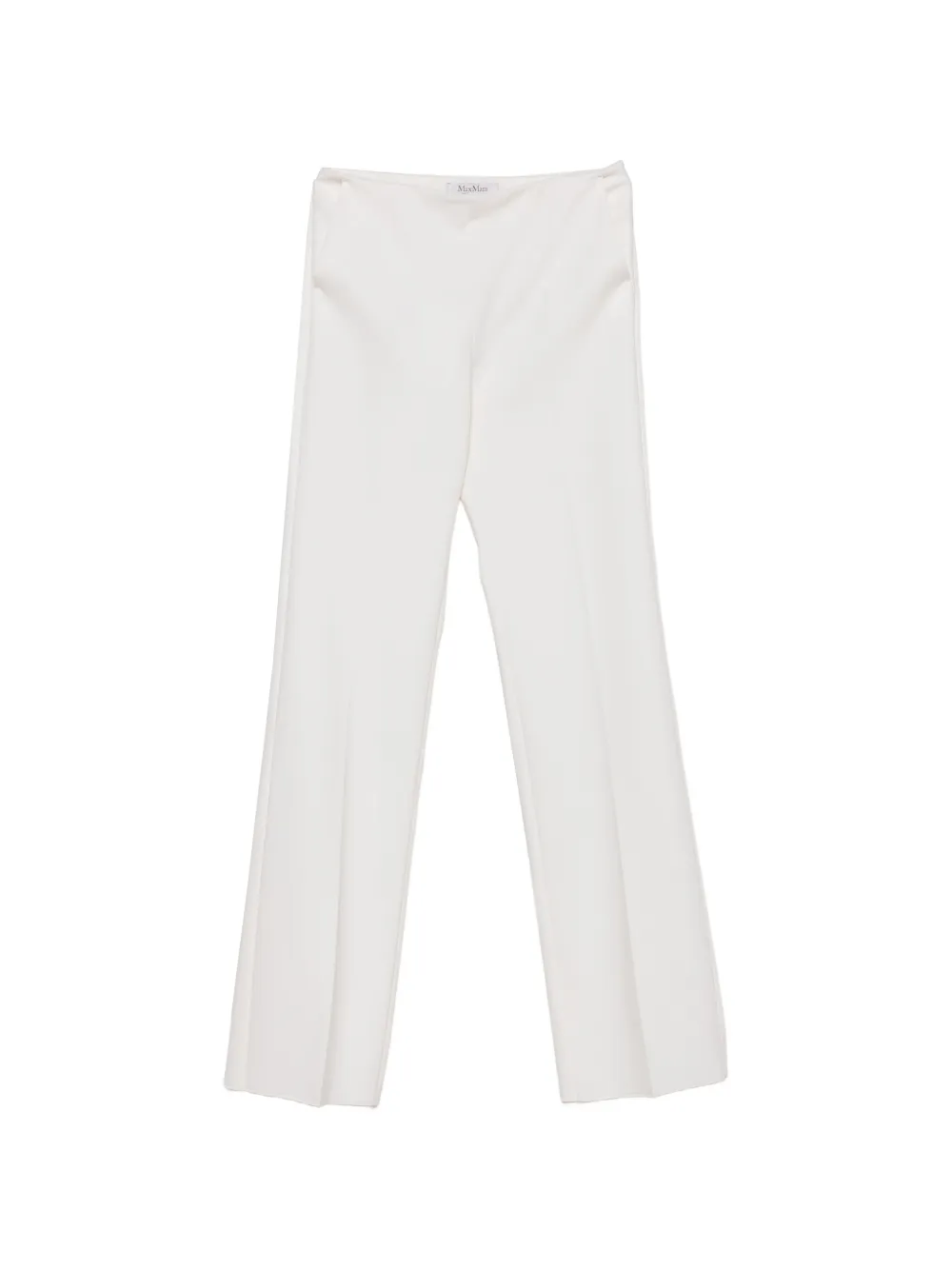 Max Mara pressed-crease trousers - Weiß