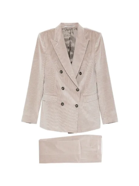 Tagliatore double-breasted corduroy suit