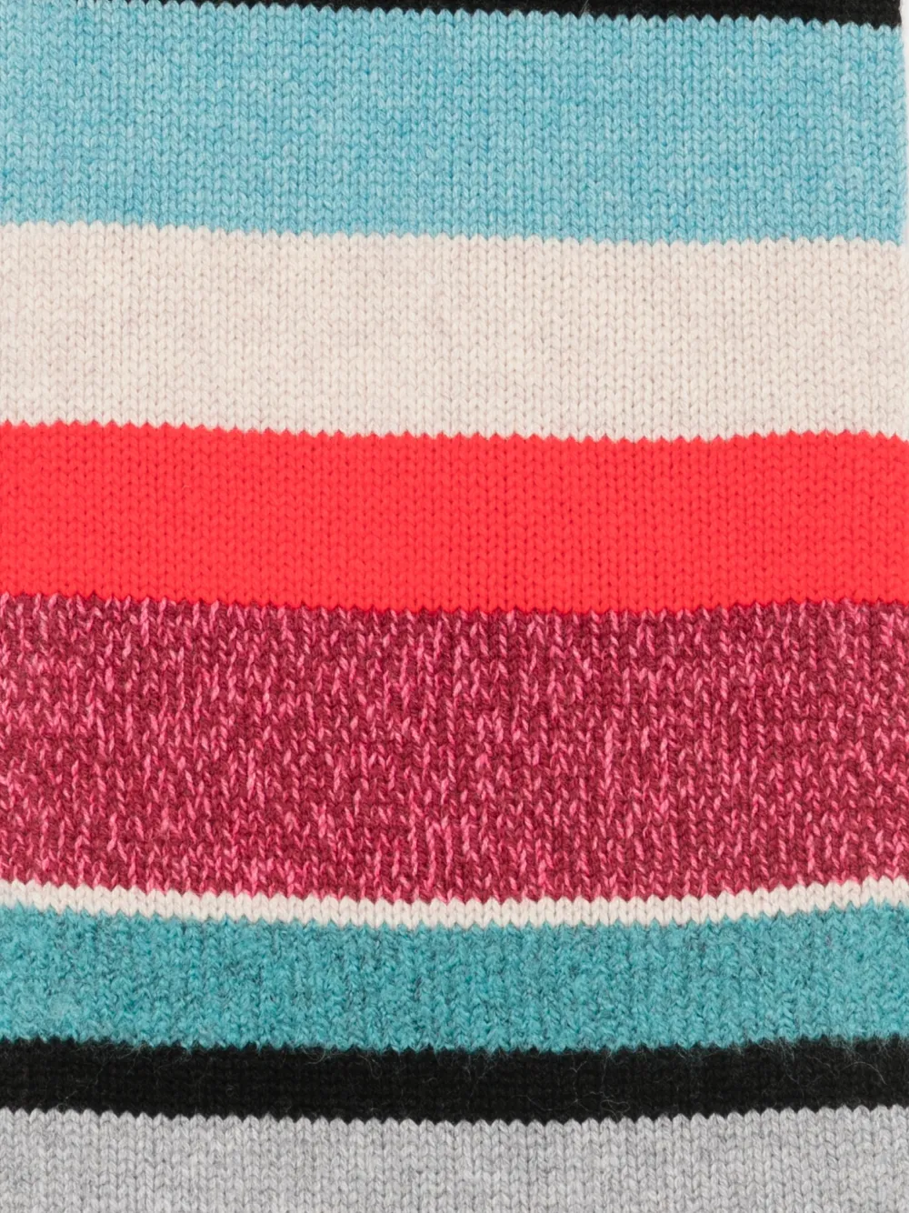 Paul Smith Gestreepte sjaal Blauw
