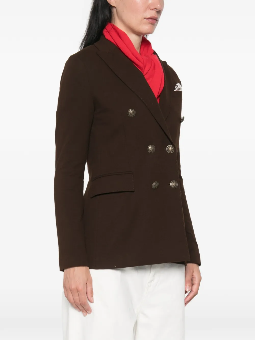 Circolo 1901 double-breasted blazer Bruin