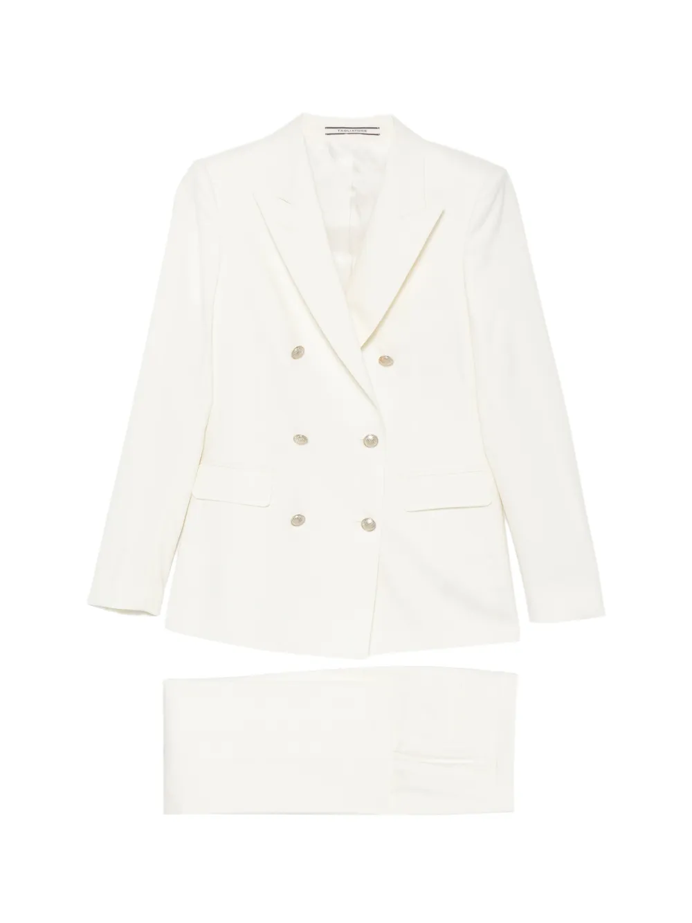 Tagliatore double-breasted suit - Bianco